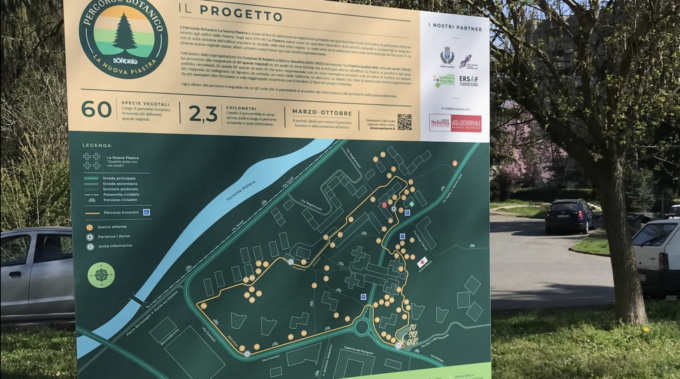 Inaugurato il percorso botanico nel quartiere La Piastra