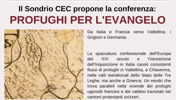 Il Sondrio CEC propone la conferenza: “Profughi per l’evangelo”