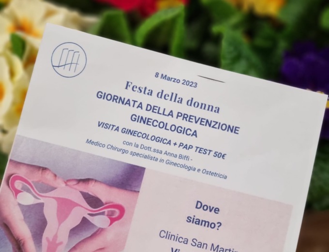 8 marzo di prevenzione per Clinica San Martino