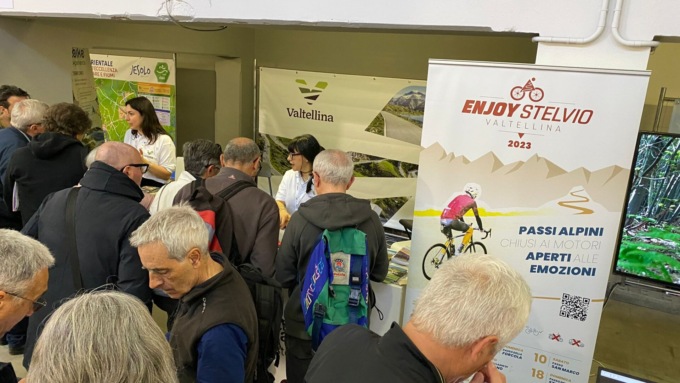 Grande interesse per la Valtellina alla Fiera del Cicloturismo