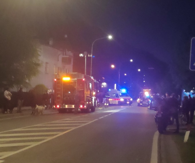 Incidente auto moto, grave il centauro