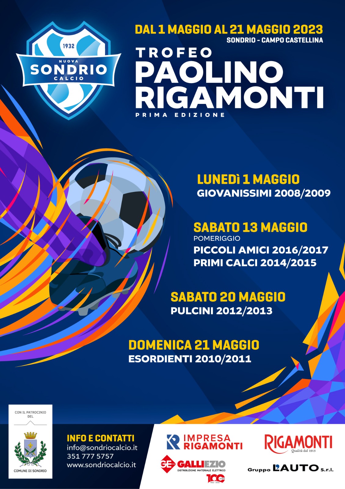 Locandina Trofeo Rigamonti