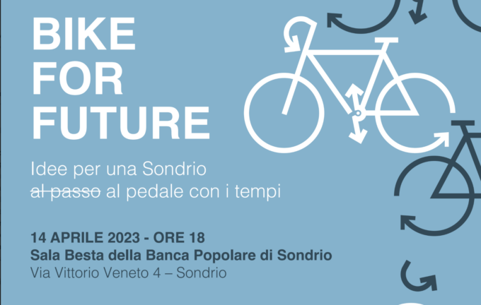 Mobilità sostenibile: se ne discute questa sera a Sondrio
