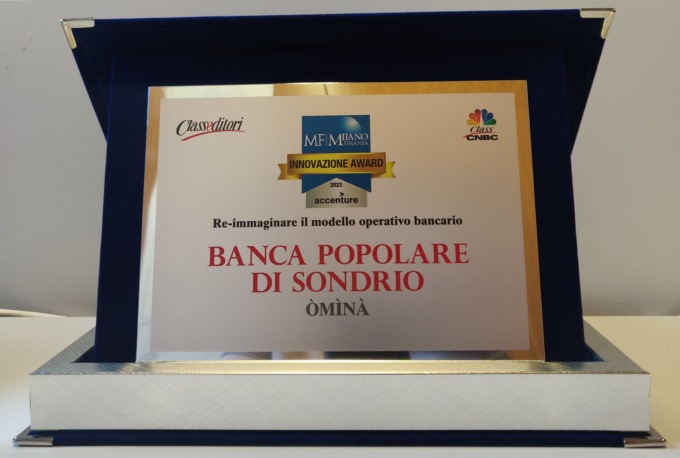 Banca Popolare di Sondrio riceve il premio MF Innovazione Award 2023