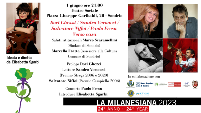 La Milanesiana arriva al Teatro Sociale di Sondrio