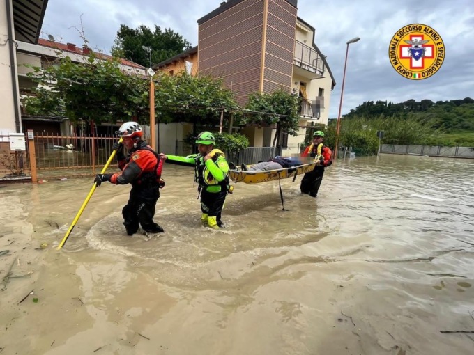 Il Soccorso Alpino in aiuto della popolazione in Emilia Romagna