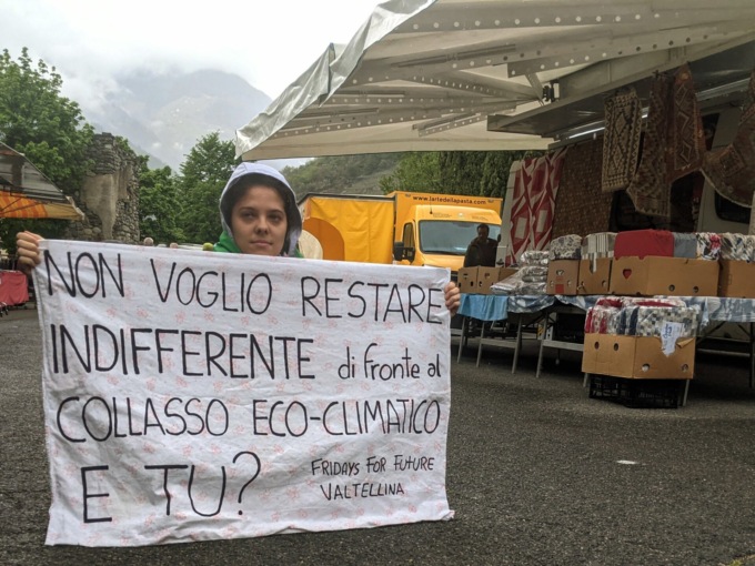 Nuove iniziative di Fridays for Future Valtellina a Chiavenna