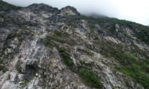 Frana a Novate Mezzola: la montagna fa paura