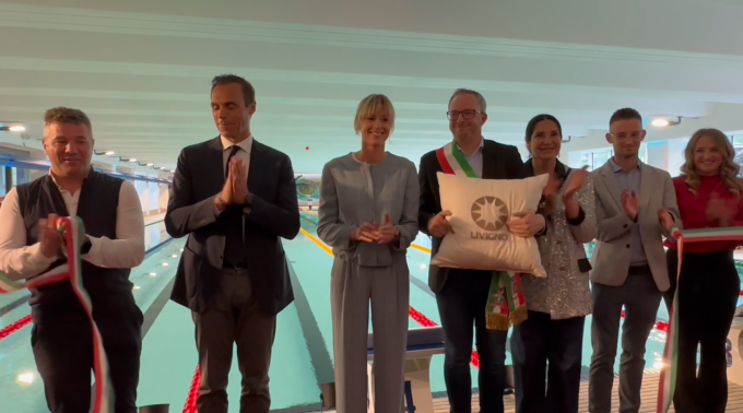 Inaugurata a Livigno la “Federica Pellegrini Swimming Arena”