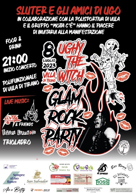 Ughy the Witch Glam Rock Party: omaggio a Ugo Scarsi
