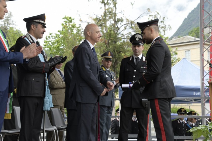 209° anniversario dell’Arma: tre carabinieri premiati a Sondrio