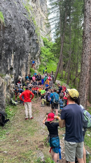 Col Cai corso di arrampicata