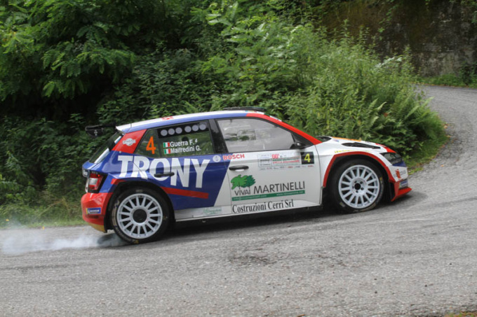 Fabrizio Guerra di Talamona vince il Rally Coppa Valtellina