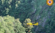 Ragazza ferita praticando canyoning, recuperata con l'elicottero