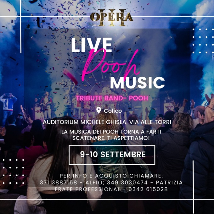 Gli Opera III in concerto a Colico