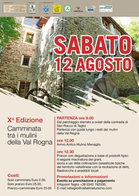Camminata tra i mulini della Val Rogna
