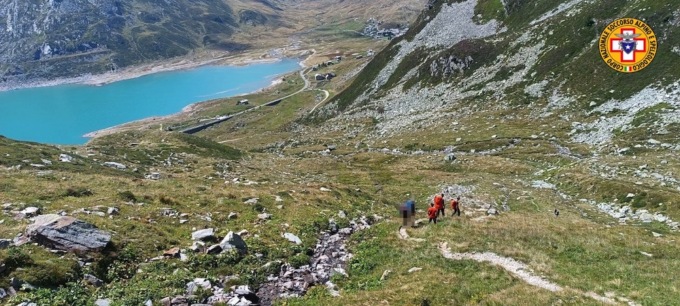  Madesimo: escursionista soccorso nella zona del Lago Nero