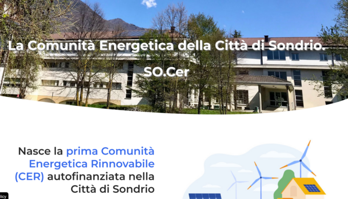 La Comunità Energetica della città di Sondrio prende corpo
