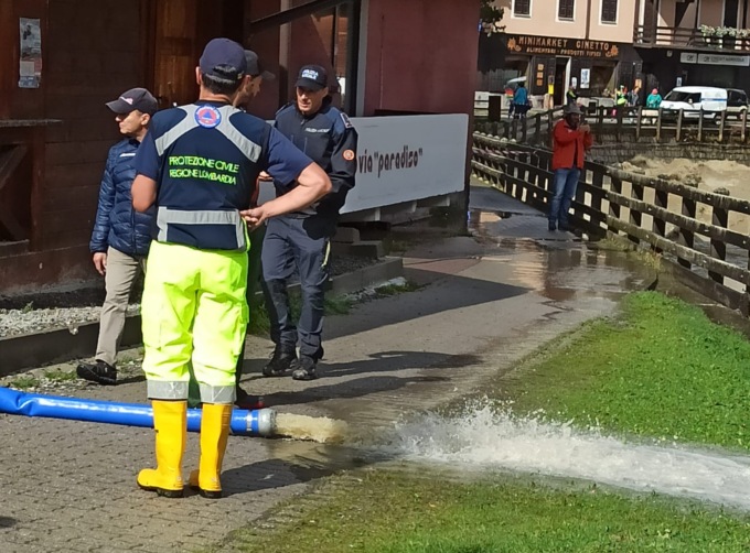 Maltempo in Valtellina e Valchiavenna: la situazione di allerta si attenua