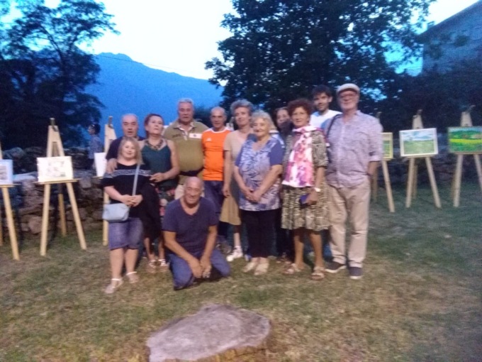 Inaugurazione e benedizione della cappelletta votiva appena restaurata sulla Costiera dei Cech