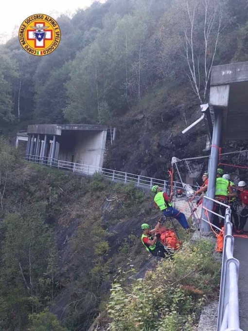 Infortunio mentre fa canyoning, donna recuperata dai soccorsi
