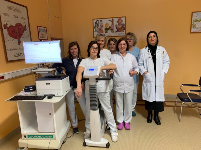 Insieme per vincere dona un cicloergometro al Morelli