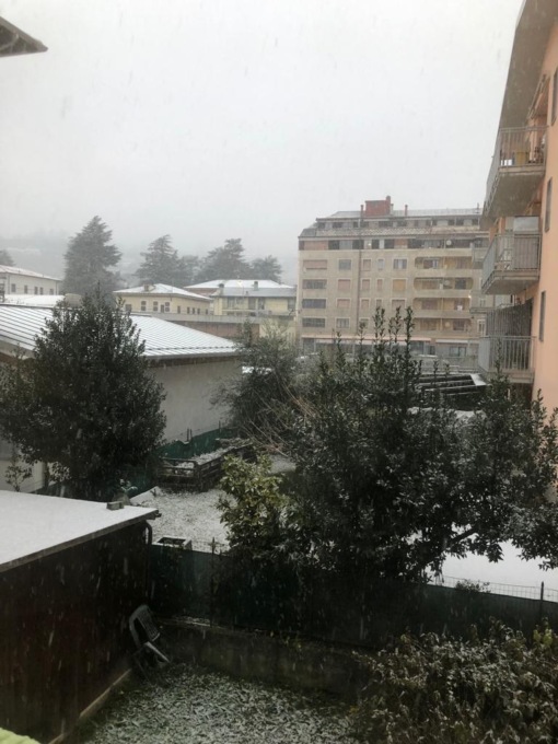 In Provincia di Sondrio neve anche a bassa quota