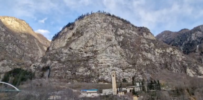 Santuario di Gallivaggio: reti paramassi rimosse con l’esplosivo IL VIDEO