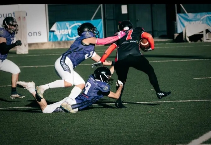 Una partita combattuta tra i Valtellina Vikings e i Commandos Brianza