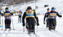Il Ten. Col. Gianfranco Paglia compie l'impresa sulla pista di sci di fondo di Livigno