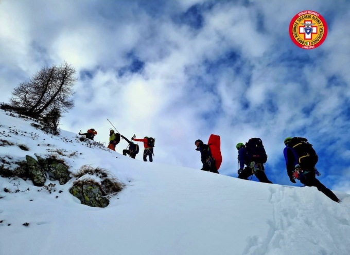 Modulo Invernale OSa a Pescegallo: aspiranti soccorritori pronti per l’esame finale