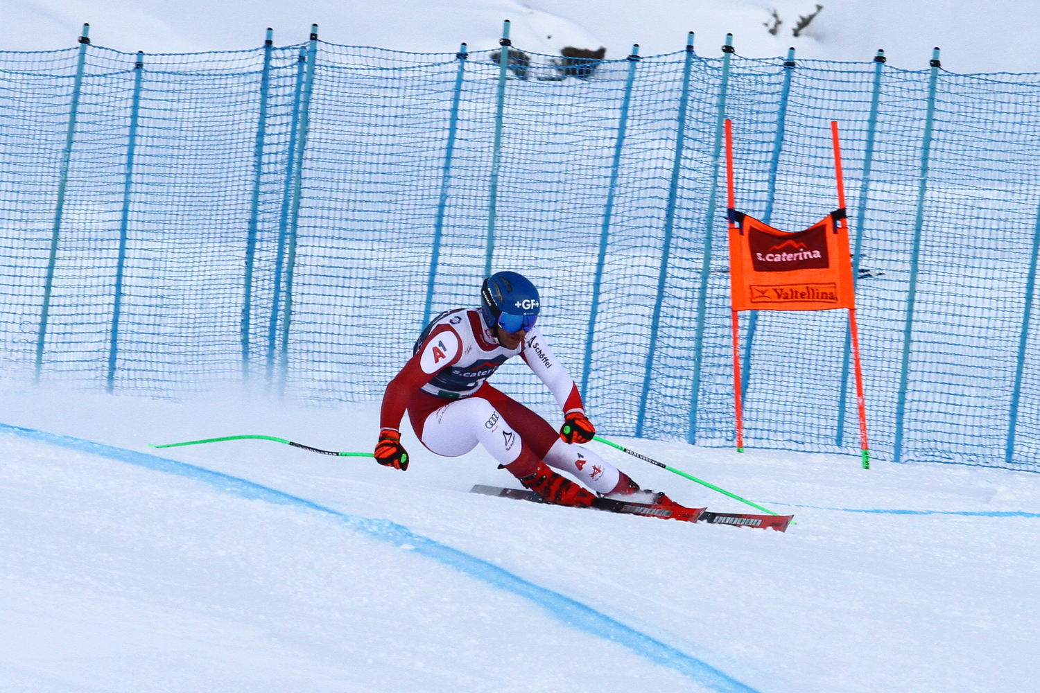 Fis Alpine Skiing Europa Cup, Santa Caterina Valfurva (ITA), 14/12/23, Manuel Traninger, photo credit: Acmediapress