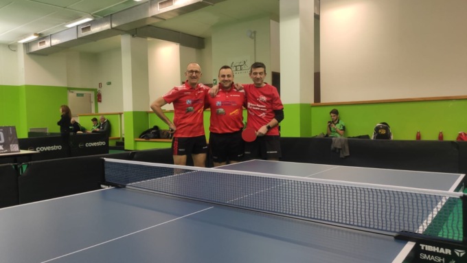 Tennistavolo, tripletta del CSI Morbegno