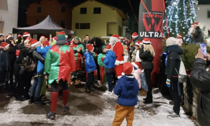 Emozionante discesa di Babbo Natale e divertimento per tutti a Lovero