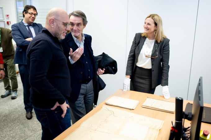 Presentato volume dell’Archivio Storico Genio Civile, Presidente Fontana: “Opere che documentano l’evoluzione di un paesaggio bellissimo”