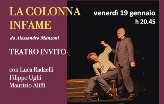 Spettacolo teatrale “La Colonna Infame” a Chiavenna
