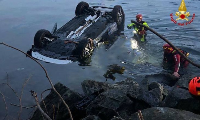 Auto finita nel lago, è morto anche il marito della prima vittima