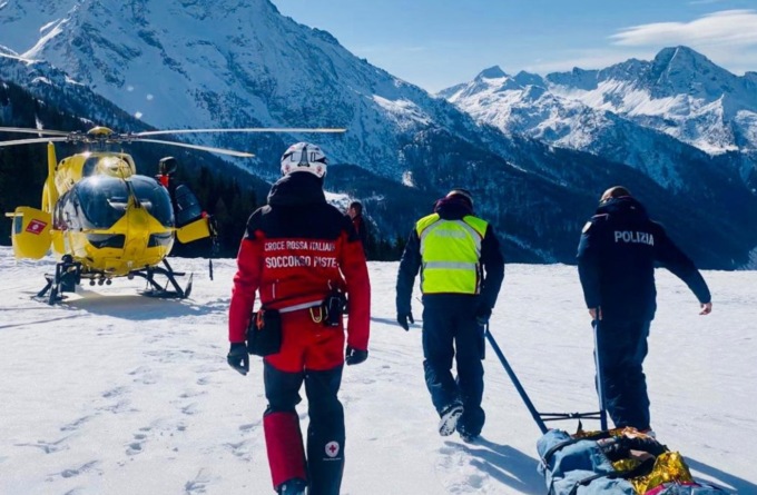 Raffica di incidenti sulle piste da sci