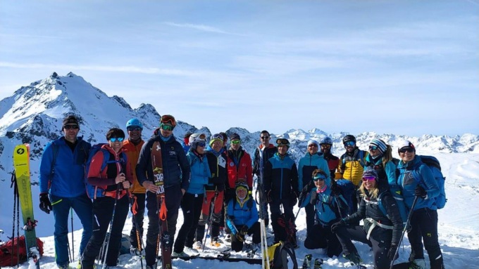 Il Cai Valfurva sul San Colombano