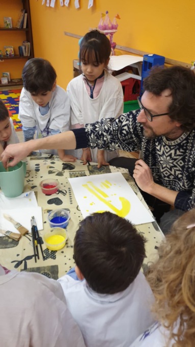 Al Giardino d’infanzia percorso didattico sugli acquarelli
