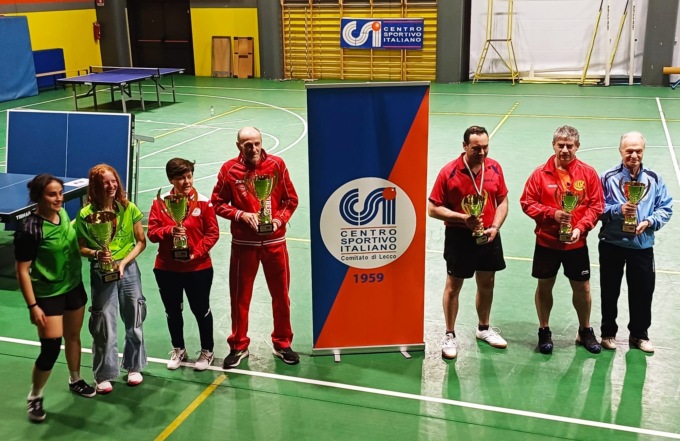 Tennis Tavolo: il GS CSI Morbegno terzo al Campionato Territoriale CSI