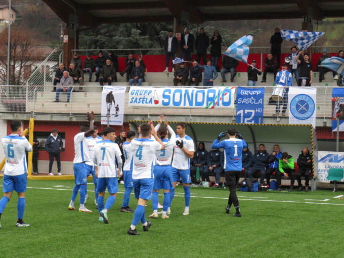 Nuova Sondrio vince con autorità a San Pellegrino e si porta in vetta alla classifica