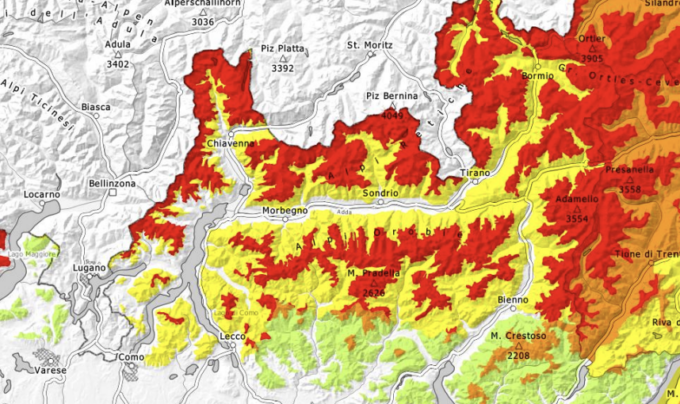 Massima allerta per il pericolo valanghe nel giorno di Pasquetta