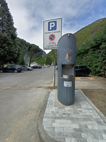 Fontanello Secam spostato presso il Parco delle Torri