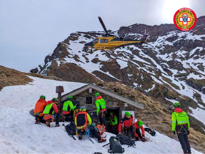 Soccorso alpino, un’esercitazione sul Legnone