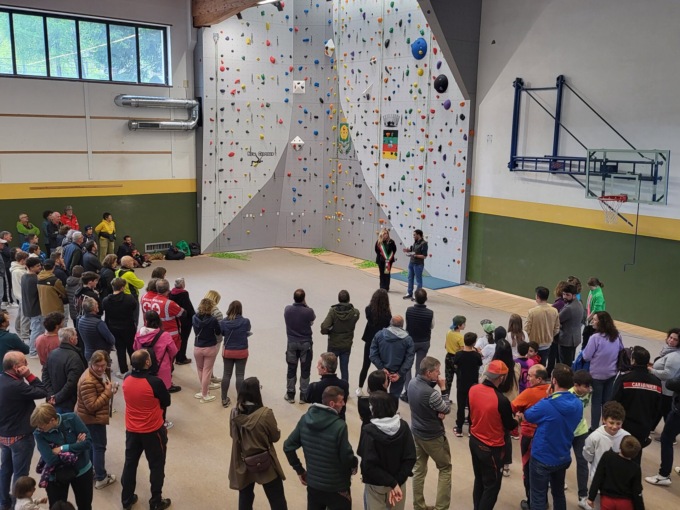 Spluga Climbing: inaugurata la nuova parete di arrampicata