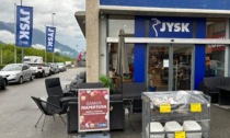 Nuovo look per lo store Jysk di Castione Andevenno