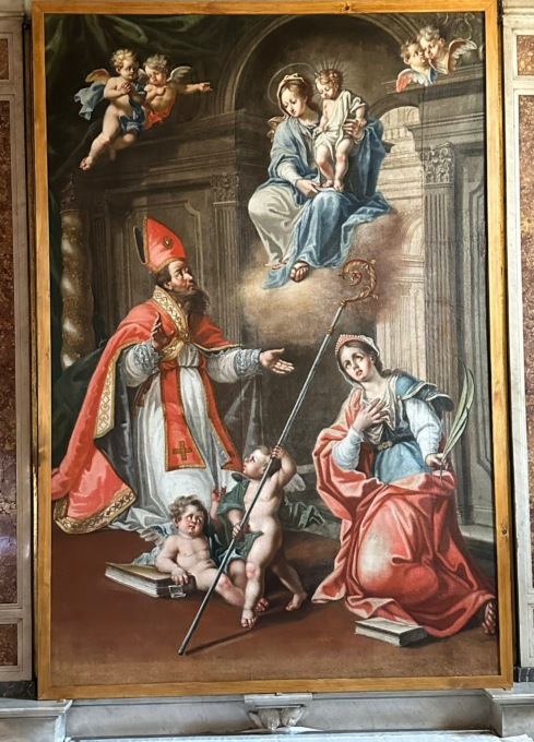 Il restauro della pala curato dall’associazione San Romerio