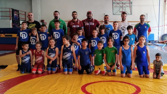 Prima gara di lotta Olimpica in Valtellina