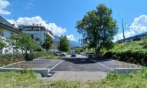 Intervento edilizio in via Carducci a Sondrio: completati il parcheggio e il nuovo  marciapiede